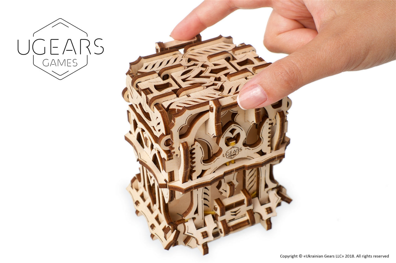 Ugears Deck Box ★Mechanical 3D Puzzle Kit Model Toys Gift Present Birthday Xmas Christmas Kids Adults