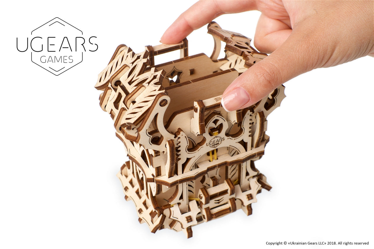 Ugears Deck Box ★Mechanical 3D Puzzle Kit Model Toys Gift Present Birthday Xmas Christmas Kids Adults