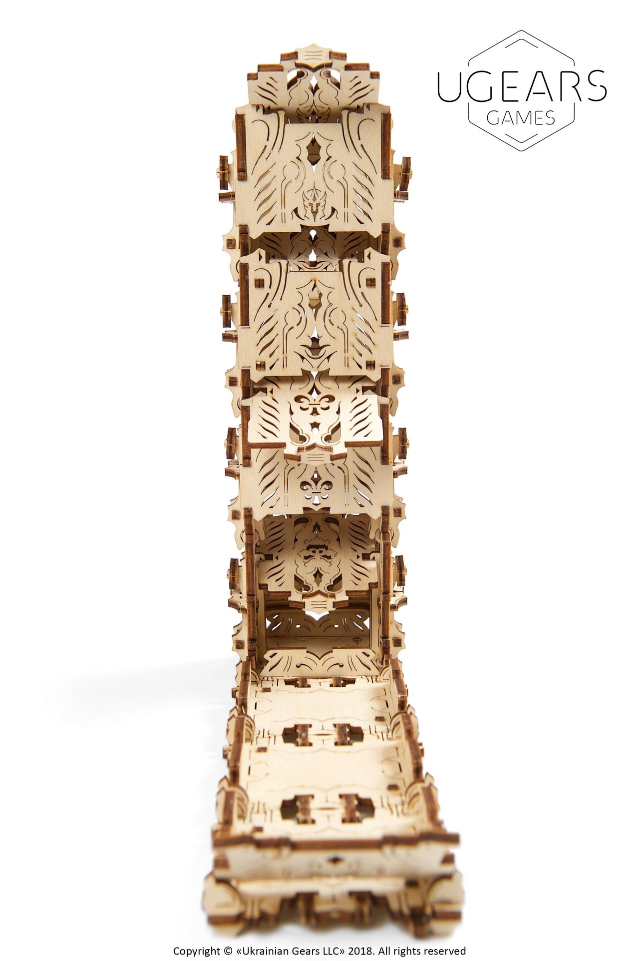 Ugears Modular Dice Tower ★Mechanical 3D Puzzle Kit Model Toys Gift Present Birthday Xmas Christmas Kids Adults