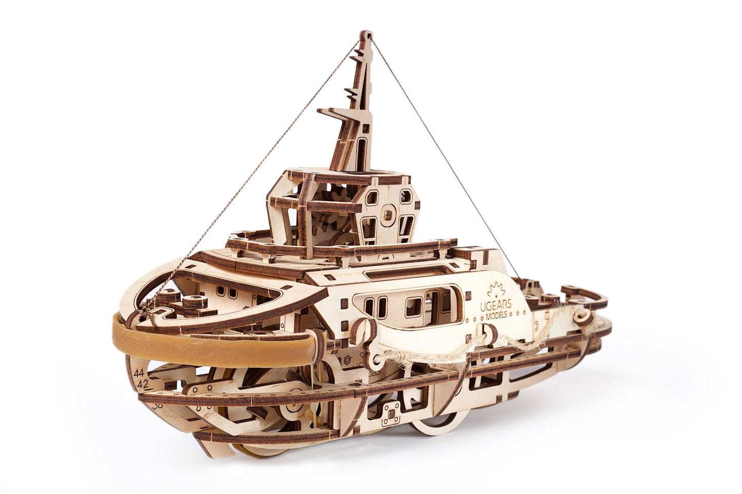 Ugears Tugboat ★Mechanical 3D Puzzle Kit Model Toys Gift Present Birthday Xmas Christmas Kids Adults