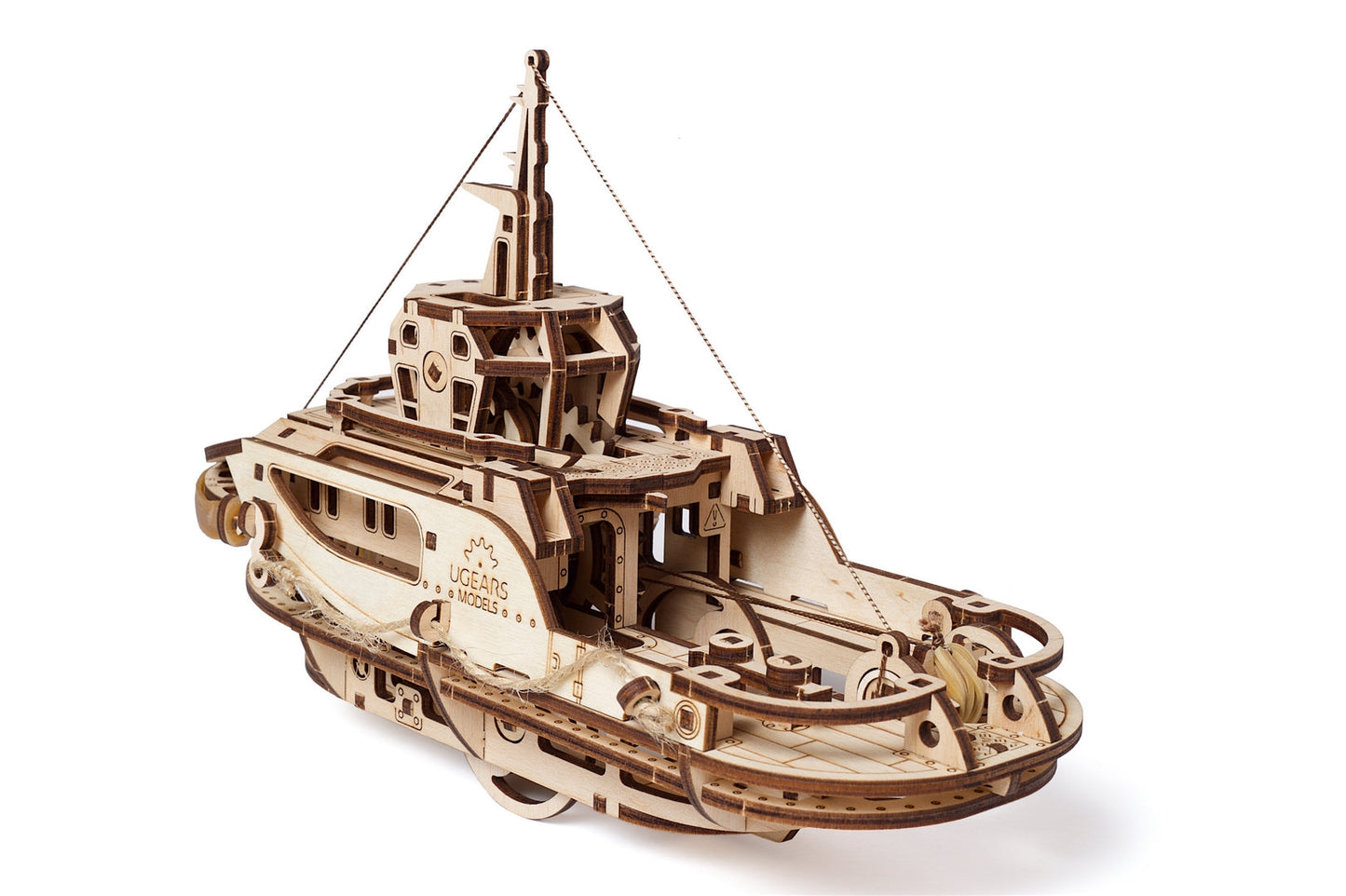 Ugears Tugboat ★Mechanical 3D Puzzle Kit Model Toys Gift Present Birthday Xmas Christmas Kids Adults