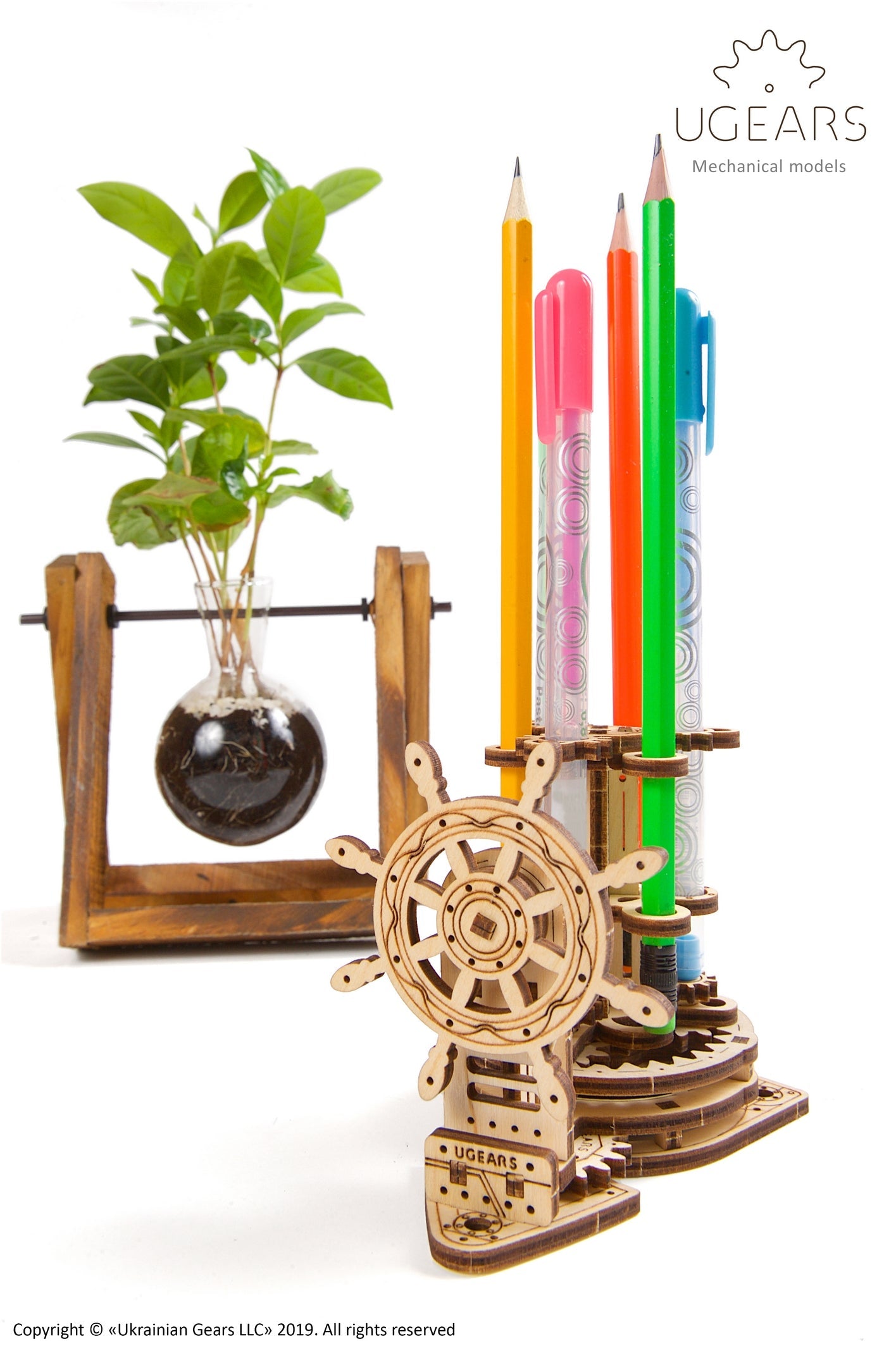 Ugears Wheel Organizer ★Mechanical 3D Puzzle Kit Model Toys Gift Present Birthday Xmas Christmas Kids Adults