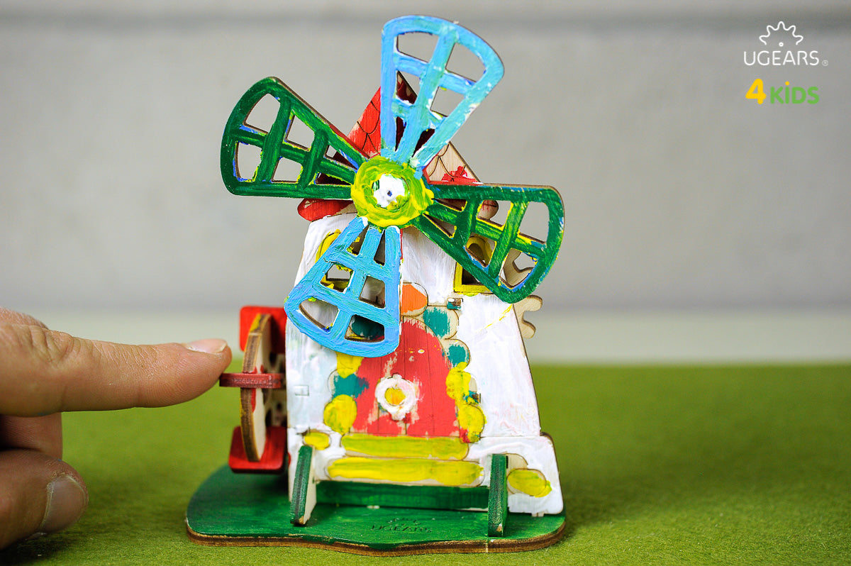 Ugears 4Kids Coloring Models