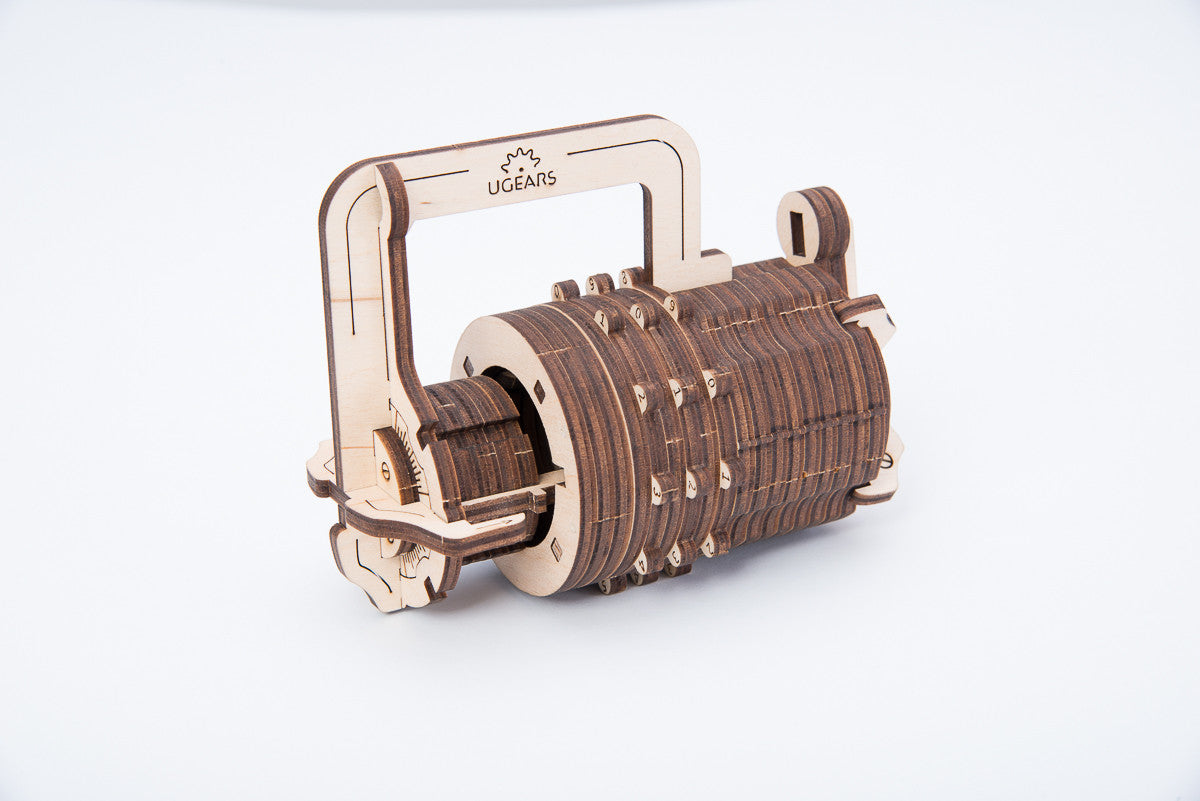 Ugears Combination Lock ★Mechanical 3D Puzzle Kit Model Toys Gift Present Birthday Xmas Christmas Kids Adults