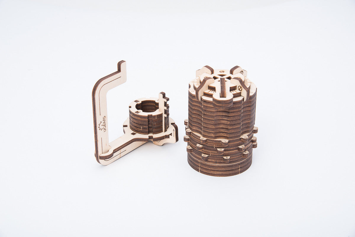 Ugears Combination Lock ★Mechanical 3D Puzzle Kit Model Toys Gift Present Birthday Xmas Christmas Kids Adults