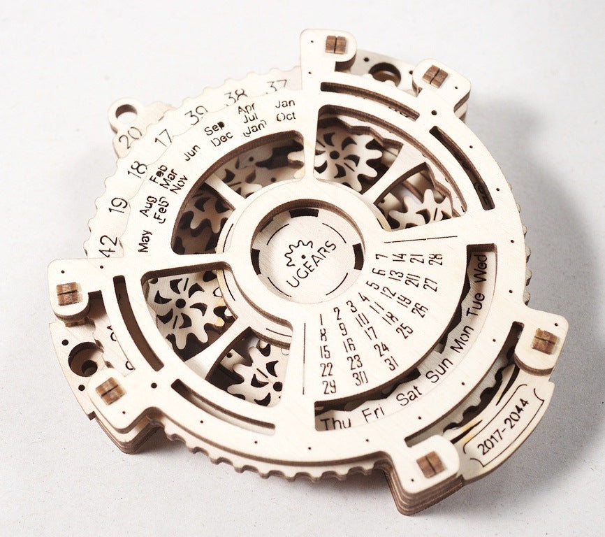Ugears Date Navigator ★Mechanical 3D Puzzle Kit Model Toys Gift Present Birthday Xmas Christmas Kids Adults