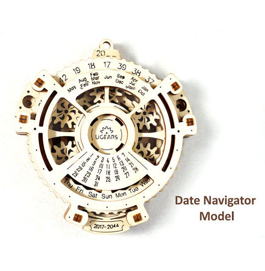 Ugears Date Navigator ★Mechanical 3D Puzzle Kit Model Toys Gift Present Birthday Xmas Christmas Kids Adults