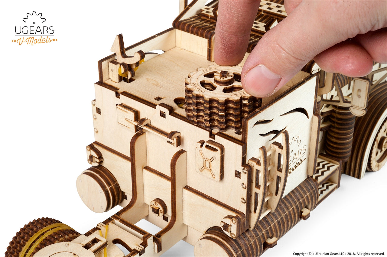 Ugears Heavy Boy Truck Vm-03 ★Mechanical 3D Puzzle Kit Model Toys Gift Present Birthday Xmas Christmas Kids Adults