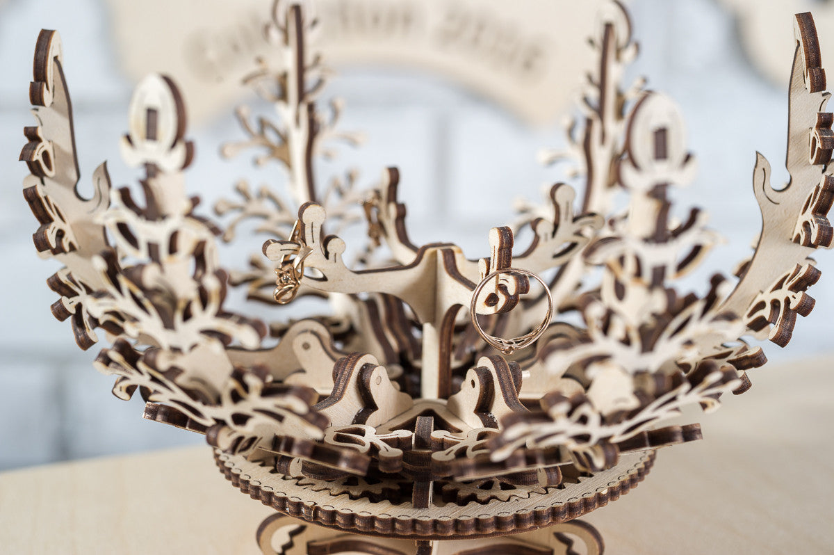 Ugears Mechanical Flower ★Mechanical 3D Puzzle Kit Model Toys Gift Present Birthday Xmas Christmas Kids Adults