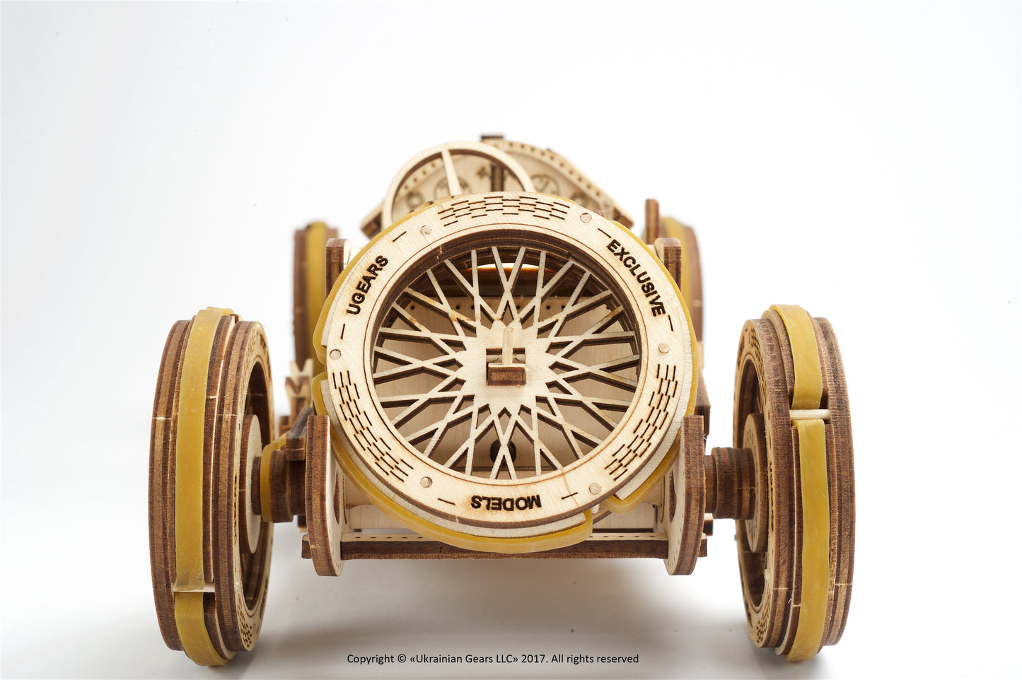 Ugears U-9 Grand Prix Car ★Mechanical 3D Puzzle Kit Model Toys Gift Present Birthday Xmas Christmas Kids Adults