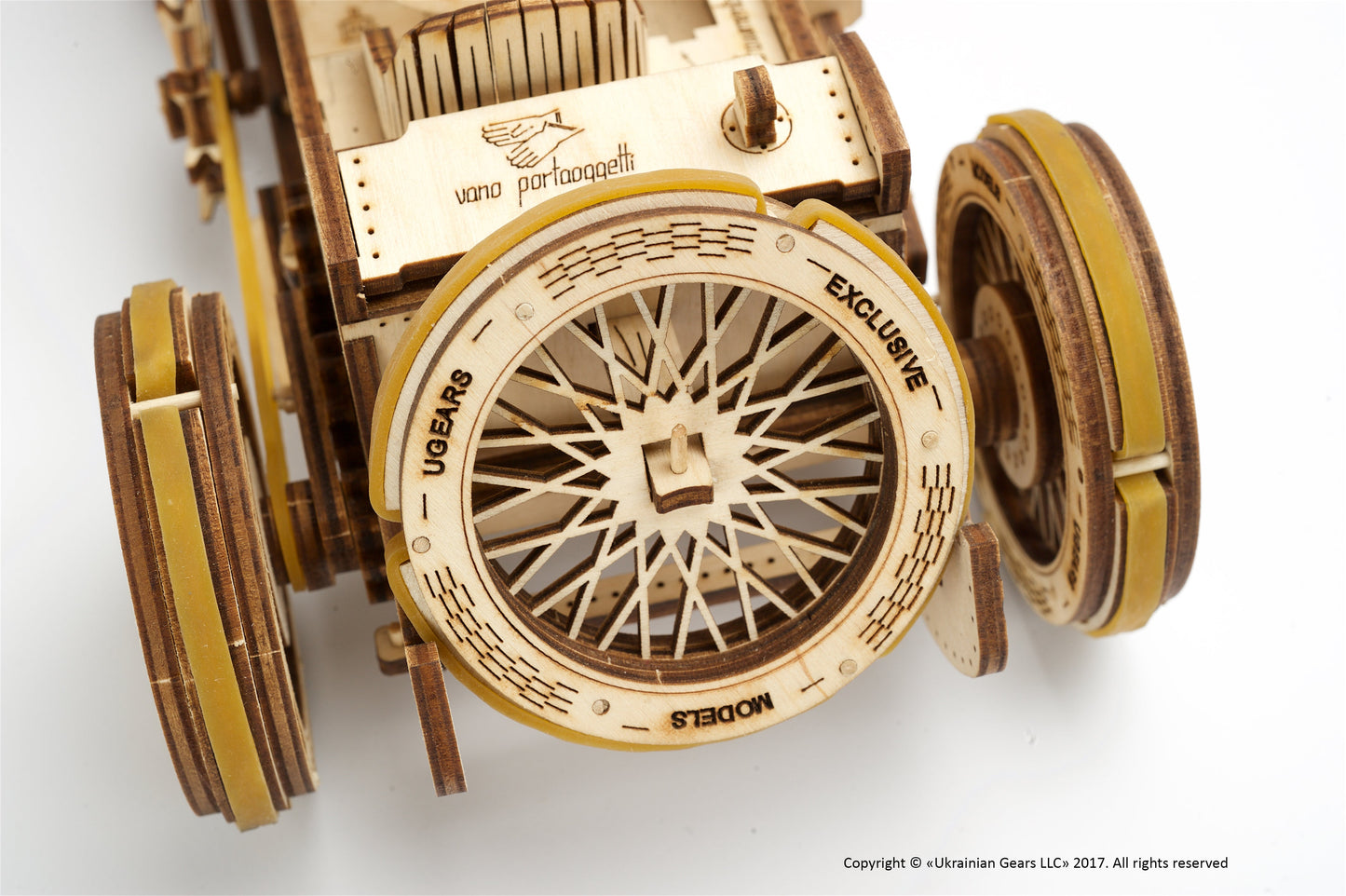 Ugears U-9 Grand Prix Car ★Mechanical 3D Puzzle Kit Model Toys Gift Present Birthday Xmas Christmas Kids Adults