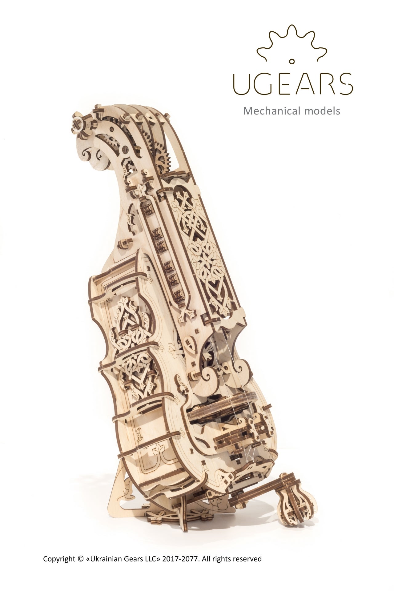 Ugears Hurdy-Gurdy ★Mechanical 3D Puzzle Kit Model Toys Gift Present Birthday Xmas Christmas Kids Adults