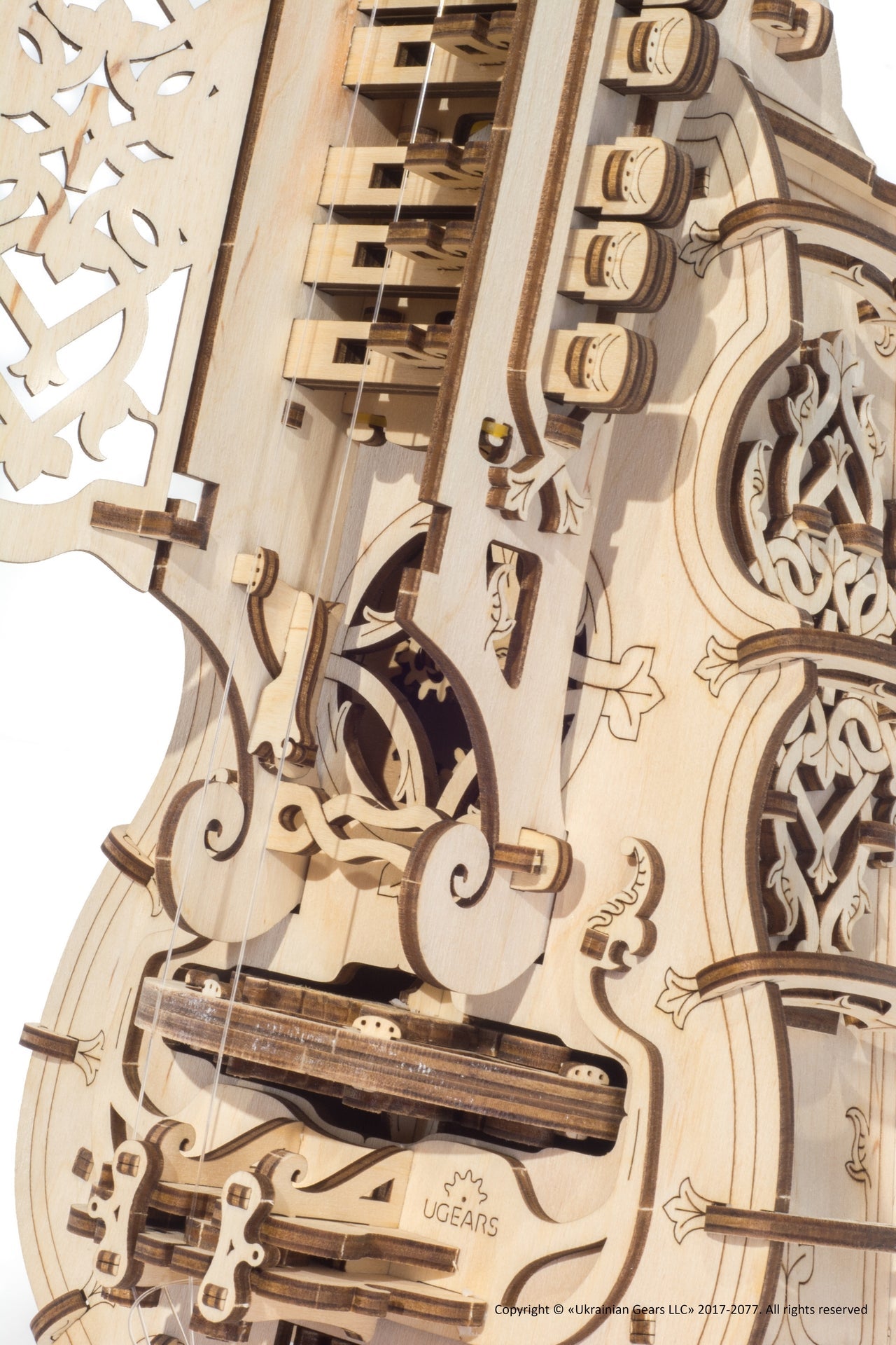 Ugears Hurdy-Gurdy ★Mechanical 3D Puzzle Kit Model Toys Gift Present Birthday Xmas Christmas Kids Adults