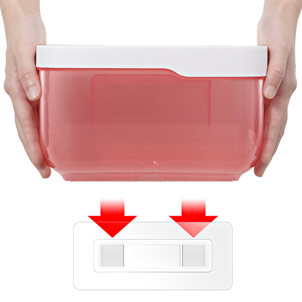 Wall Mounted Tissue Holder Punch Free Waterproof Toilet Roll Box Paper Storage Bathroom Accessories