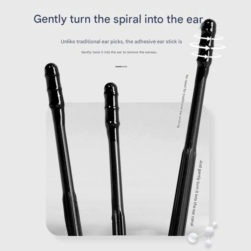 Ear Wax Cleaner Stick Spiral Pick Sticky Earwax Remover Tool Safe Earpick Digger Cleaning Picker