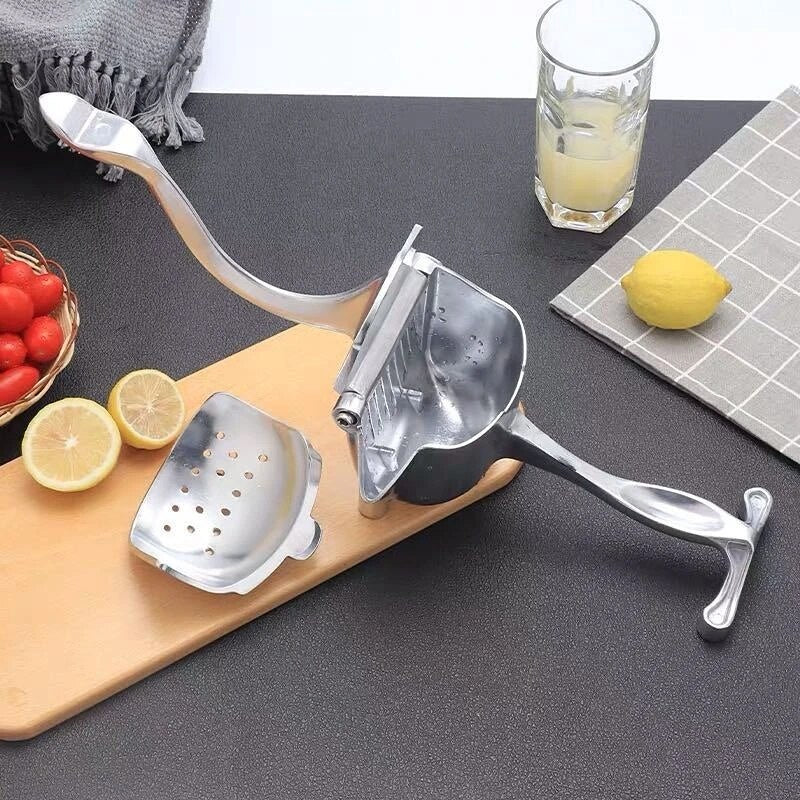 Hand Press Juicer Lemon Squeezer Aluminium Steel Alloy Juice Manual Pressed Extractor Orange Citrus Lime Fruit Presser