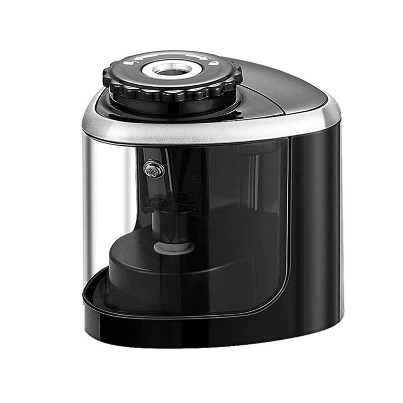 Electric Pencil Sharpener Battery Operated Automatic Rotary Sharpener for 6–8mm Pencils School Office