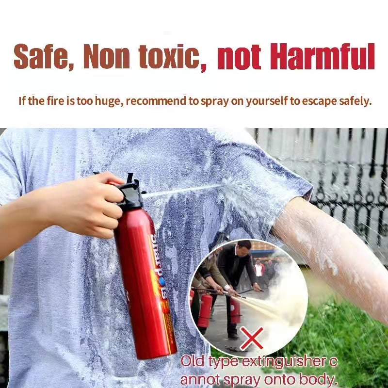 Home & Car Use Portable Fire Extinguisher for Home Car Small Fire Emergency Tool Accessories Upgraded Type Non-Toxic