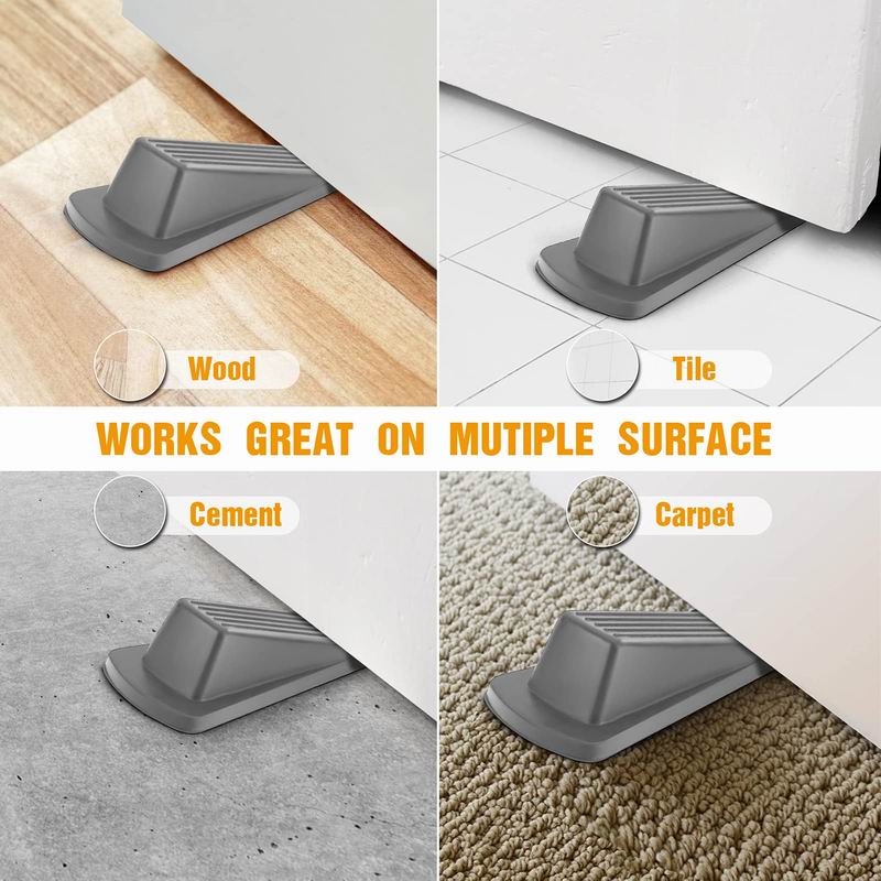 2pc Premium Heavy Duty Crosize Door Stopper