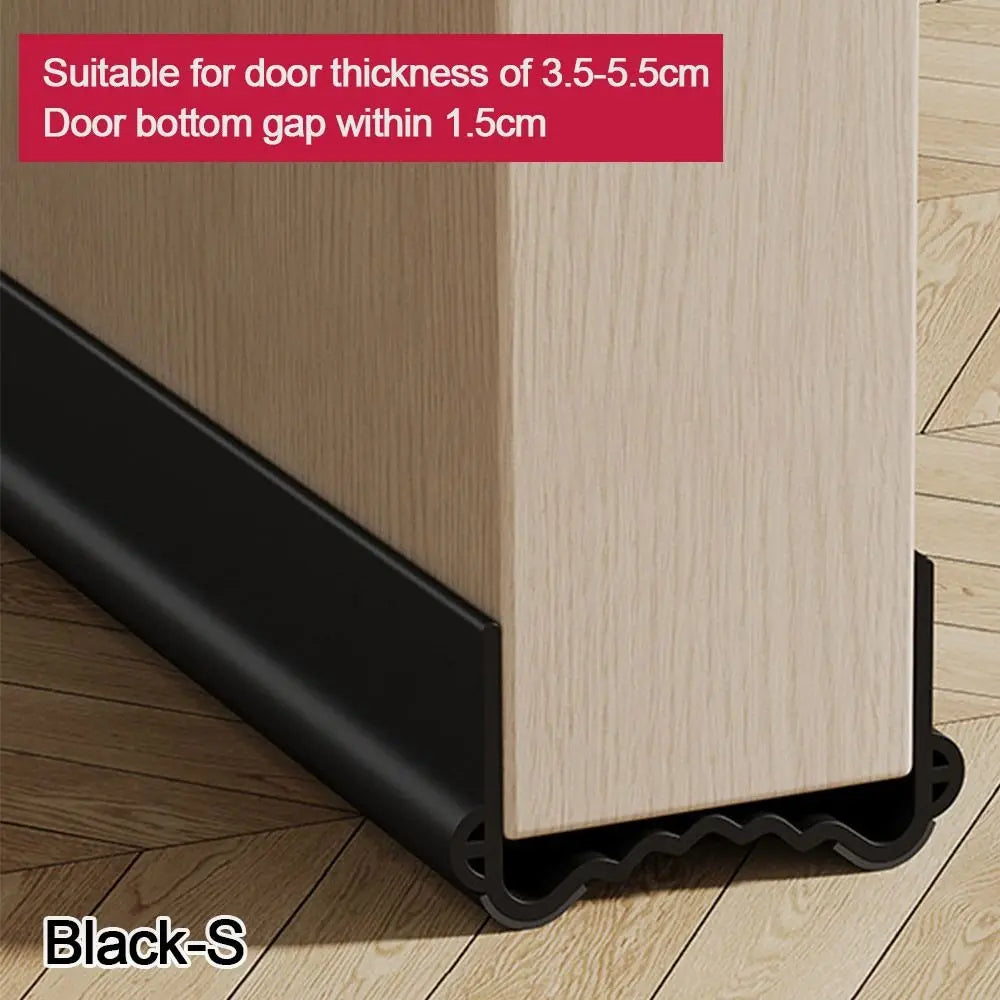 Upgraded 3rd Gen Under Door Bottom Sealing Strip Draft Stopper Blocker Seal Gap Sealer Block Sound Noise Reduce Proof Insert Dust Aircon