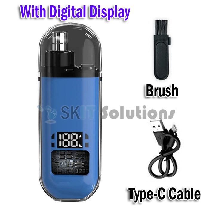 Portable USB Rechargeable Nose Hair Trimmer Electric Waterproof Clipper for Men Eyebrow Ear Nose Hair