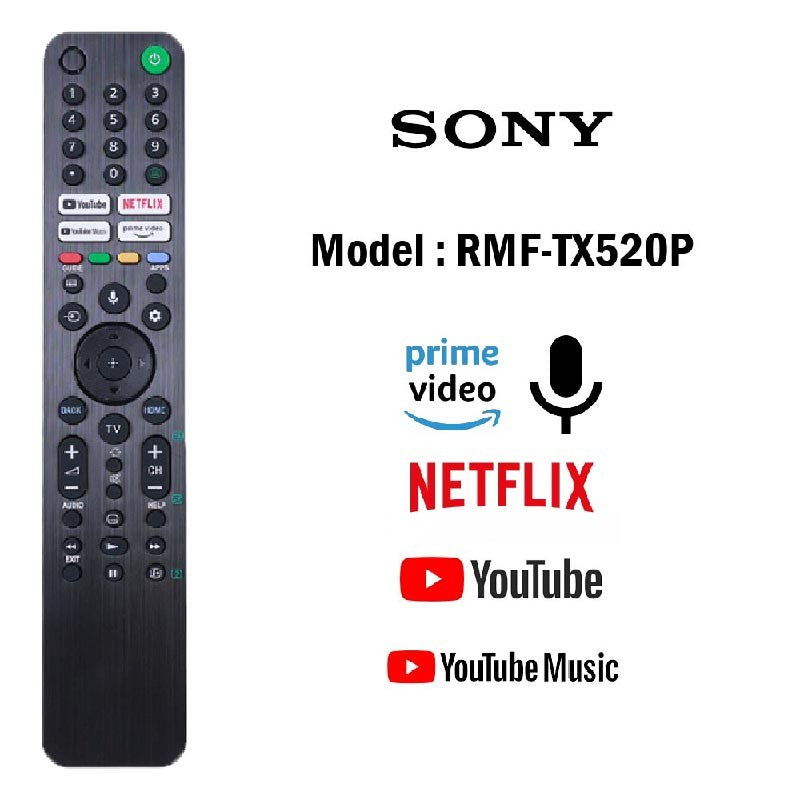 Replacement Sony Smart Bravia TV Remote Control w/ Voice RM-L1370 RMT-TX300P TX800P TX800U TX520P TX500P TX310P TX200P