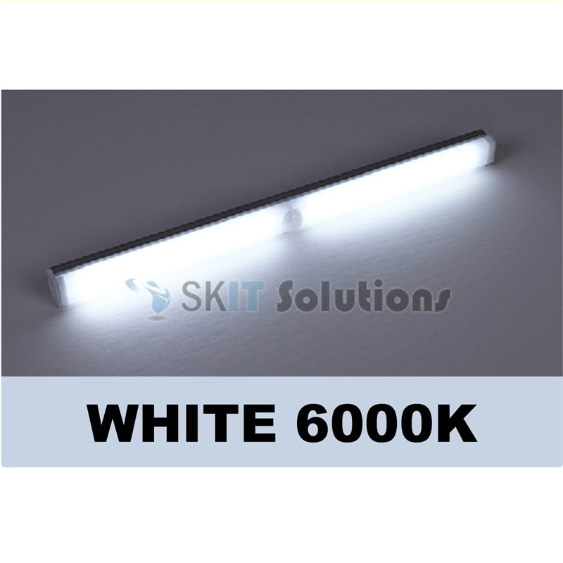 Rechargeable Wireless Motion Sensor Induction Night Light Portable LED Strip Lamp USB Recharging Battery