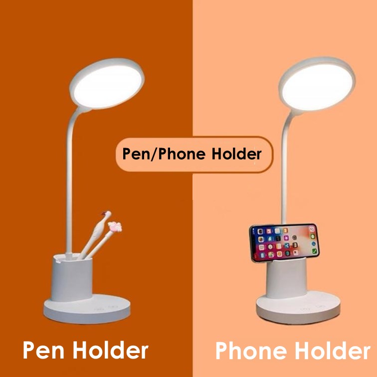 Remax RT-E815 LED Time Series Eye Protection Lamp 360° Rotation Portable Desk Study Tri-Color Light
