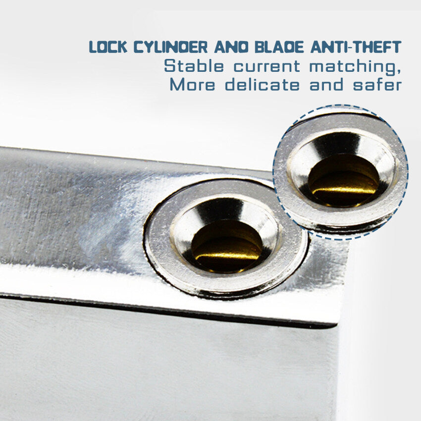 Universal Car Pedal Lock Anti-Theft Auto Solid Stainless Steel Brake Clutch Lock Vehicle Security Protection Supplies