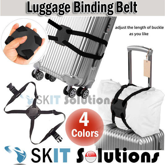Adjustable Luggage Bag Cross Strap Binding Belt Buckle Travel Essential Suitcase Accessories Packing Baggage Elastic