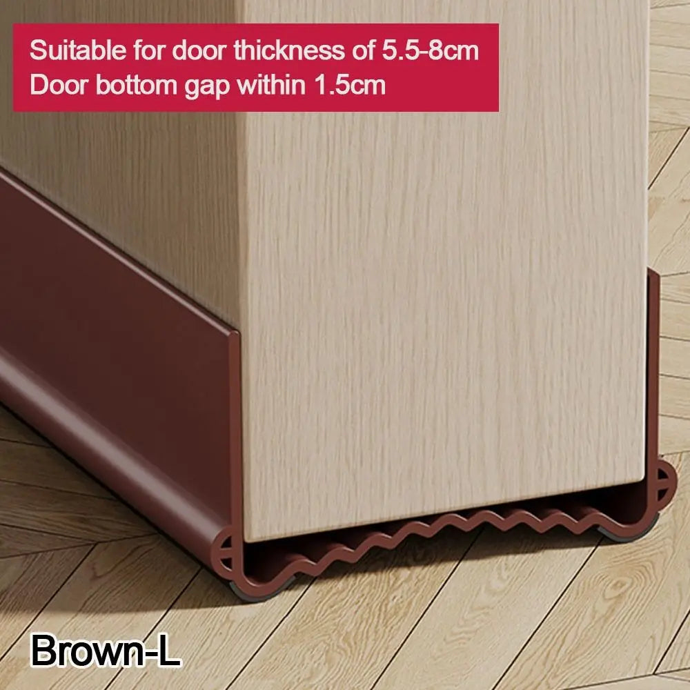 Upgraded 3rd Gen Under Door Bottom Sealing Strip Draft Stopper Blocker Seal Gap Sealer Block Sound Noise Reduce Proof Insert Dust Aircon