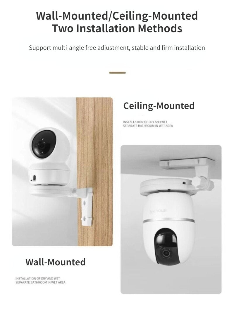 No-Drill Wall/Ceiling Mount CCTV Stand  Holder Various Camera Home Monitoring Bracket Indoor Universal Base Projector
