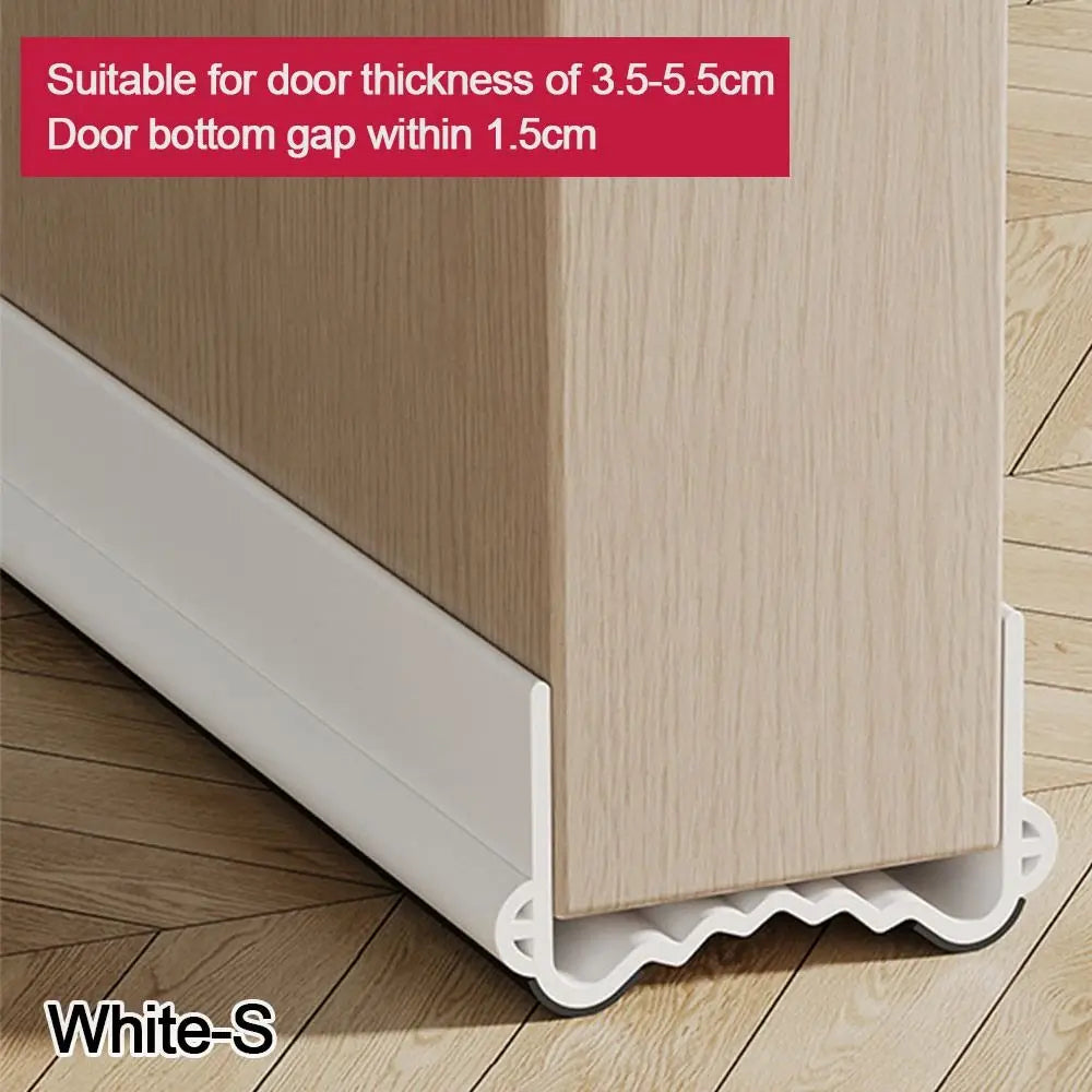 Upgraded 3rd Gen Under Door Bottom Sealing Strip Draft Stopper Blocker Seal Gap Sealer Block Sound Noise Reduce Proof Insert Dust Aircon