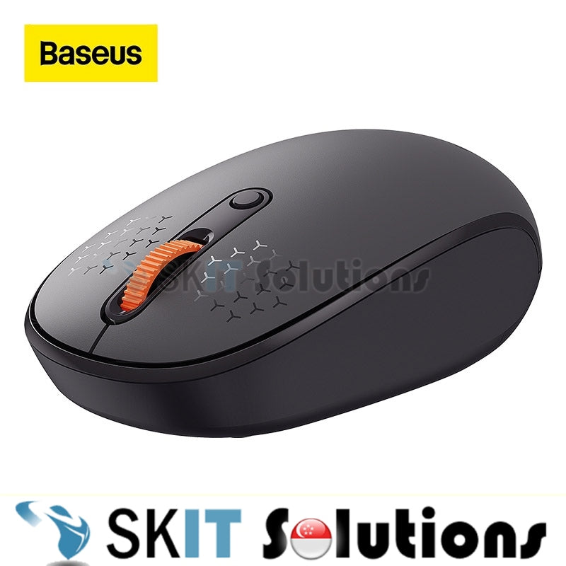 Baseus F01A Wireless Silent Mouse 2.4GHz Ergonomic Bluetooth Mute Mouse for Laptop Tablet PC MacBook