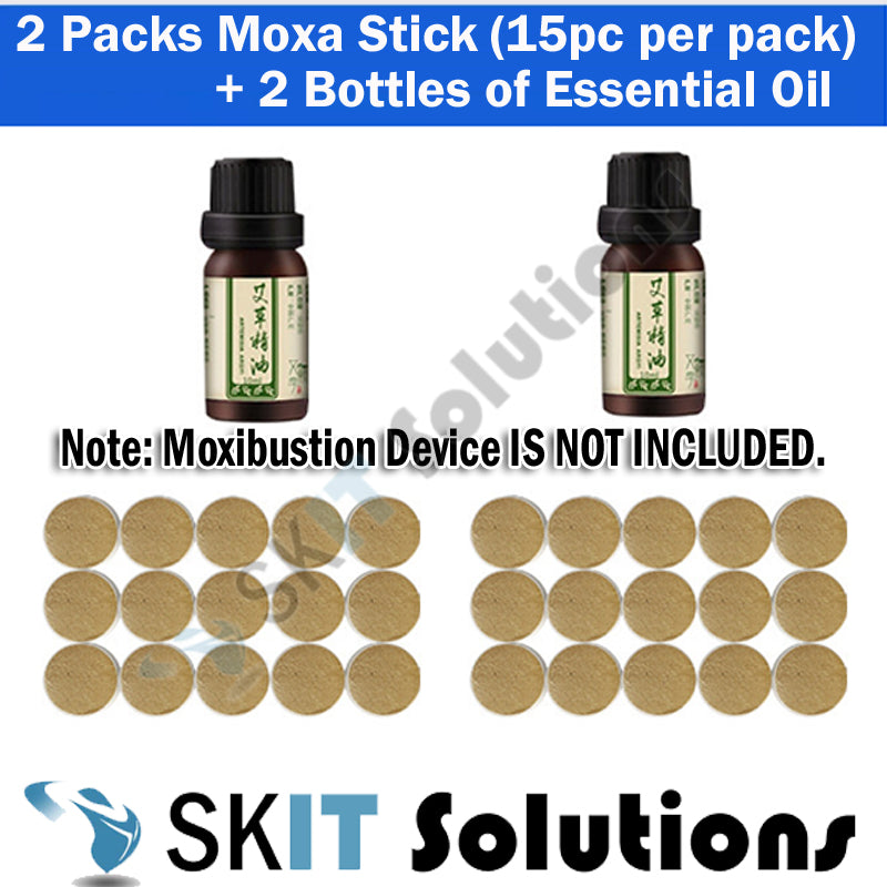 Portable Heated Moxibustion Massage Device Scraping Bianstone Gua Sha Cupping Body Tool Moxa Stick