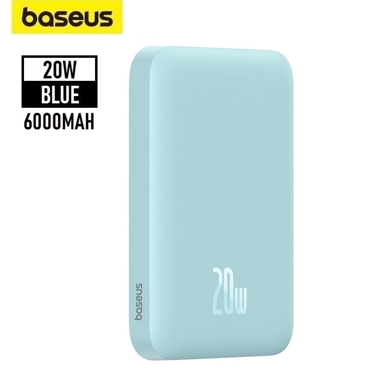 Baseus 20W 30W MagSafe 5000mAh 6000mAh 10000mAh Magnetic Mini Wireless Fast Charge Power Bank PowerBank Battery Charger