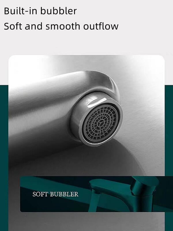 SUS304 Stainless Steel Toilet Basin Faucet Cold Water Tap Household Under Table Basin Bathroom Cabinet Washbasin Sink