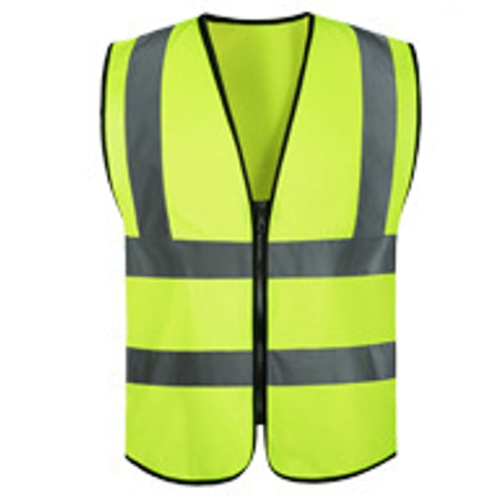 Reflective Safety Vest High Visibility Traffic Multi-Pocket Breathable Work Outdoor Night Cycling