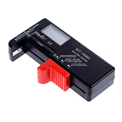 BT168D Smart LCD Digital Battery Tester Measure Volt Capacity Voltage Indicator Checker Monitor 9V 1.5V AA AAA Cell C D