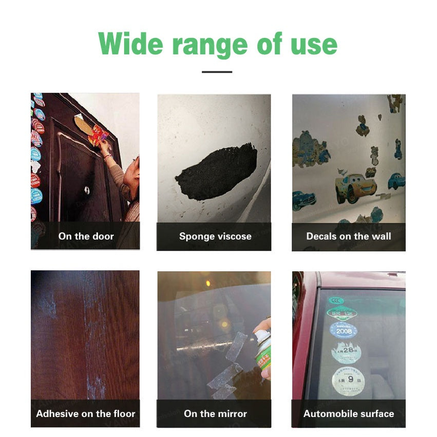 Remove of Sticker Spray Removal Adhesive Residue Agent Cleaner Car Glass Cleaning Stain Remover Glue Tape Barcode