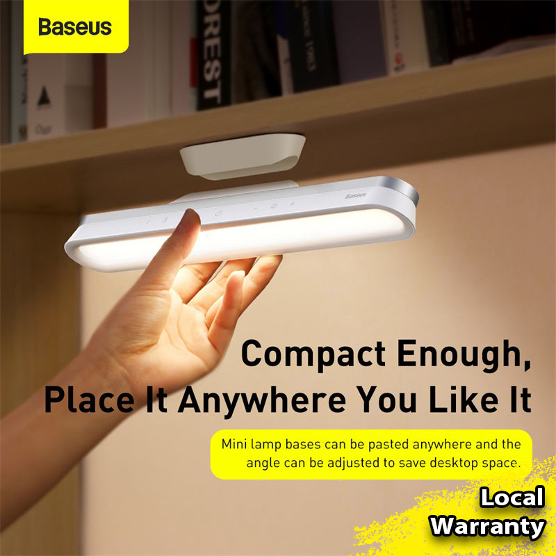 Baseus Magnetic Charging Desk Lamp LED Hanging Stepless Dimming Charging Table Night Light for Study Wardrobe Bedroom Kitchen
