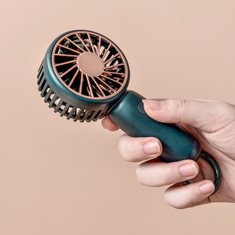 Mini USB Fan Portable Rechargeable Handheld Silent 3 Speed Travel Office Outdoor Summer Cooling Fan