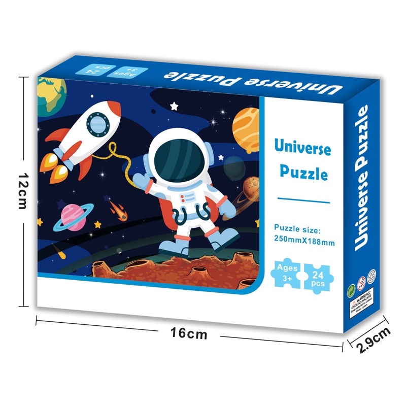 24pcs Puzzle Jigsaw for Toddler Kids Educational Toys Goodies Bag Idea Early Learning Toy Childhood Education Children