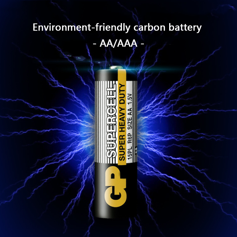 20/40/80pcs GP Supercell AA AAA Battery 1.5V Carbon Zinc Batteries for Toy Clock Remote Control Mouse
