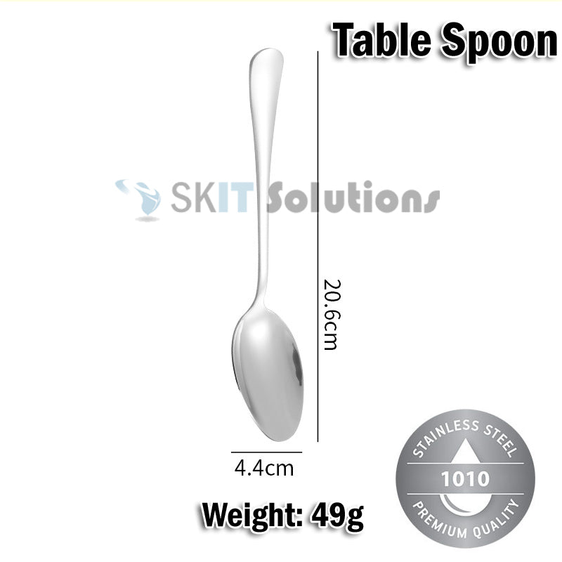 Stainless Steel Cutlery Set Fork Spoon Knife Chopsticks Soup Spoon Tea Spoon Kitchen Utensils Gift