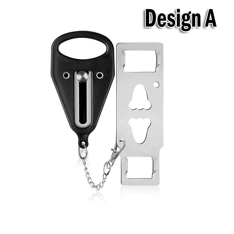 Portable Travel Door Lock Home Security Keypad Lockdown Locker Door Stopper Anti-Theft for Safety Privacy Hotel Home
