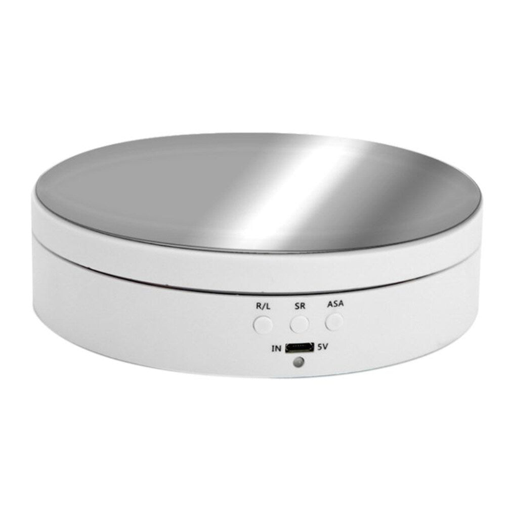 Rotating Display Stand 360 Degree Rotating Turntable Display Stand with USB Power Cable for Photography Products Jewelry
