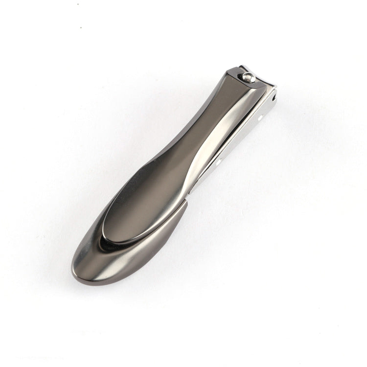 Ultra-Thin Portable Premium Folding Nail Clipper Double Head Dual-Purpose Stainless Steel Nail Cutter Manicure Tool