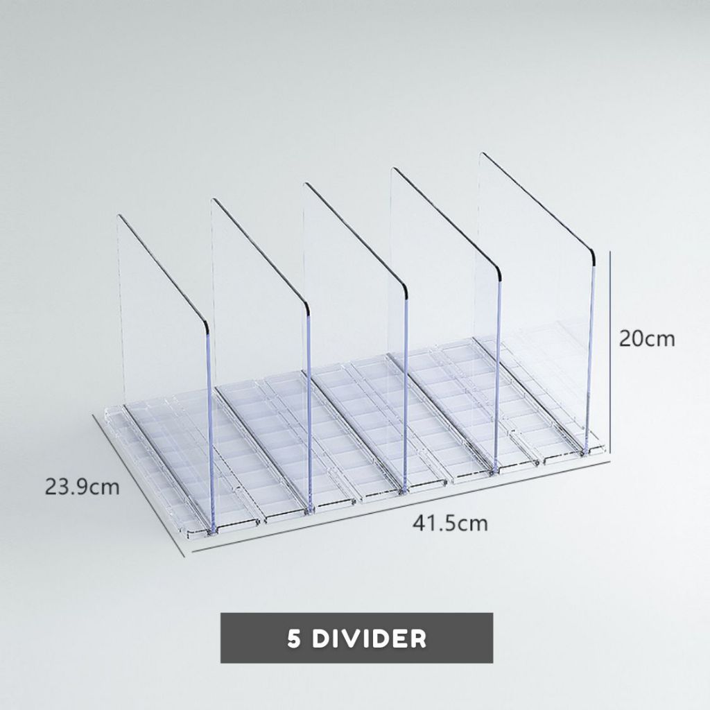 Adjustable Closet Bag Book File Organizer Dividers Purse Handbag Storage Box Rack Partition