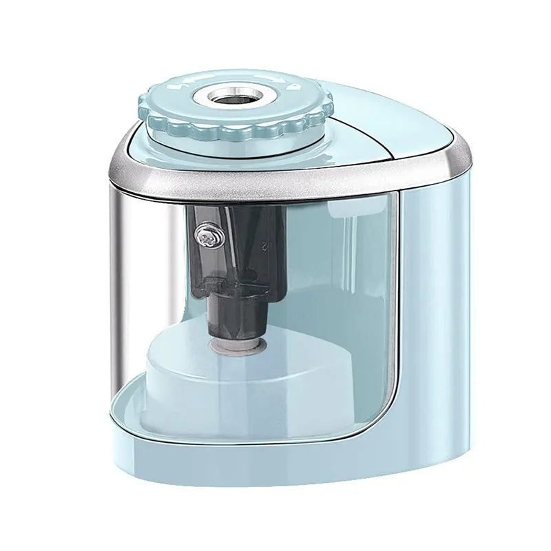 Electric Pencil Sharpener Battery Operated Automatic Rotary Sharpener for 6–8mm Pencils School Office